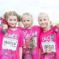 Race for Life Enfield Pretty Muddy Kids at Trent Park