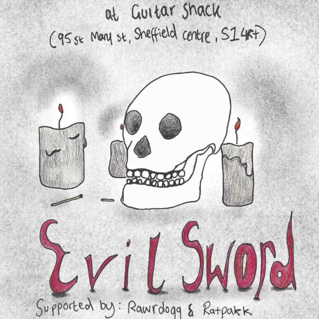 Evil Sword | Guitar Shack | 23/10/26 at The Guitar Shack, Sheffield
