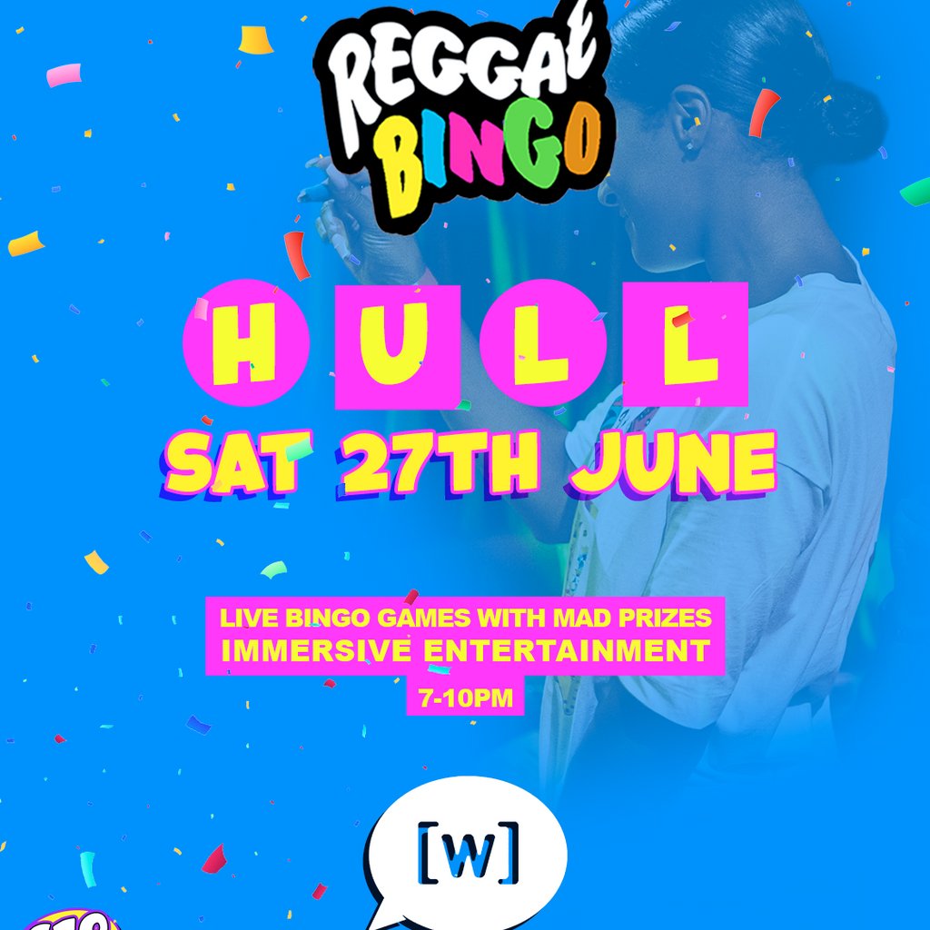 Reggae Bingo - Hull - Sat 27th June