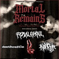 Mortal Remains - Feral Ghoul - Deathrattle - Kampus at The Globe Newcastle
