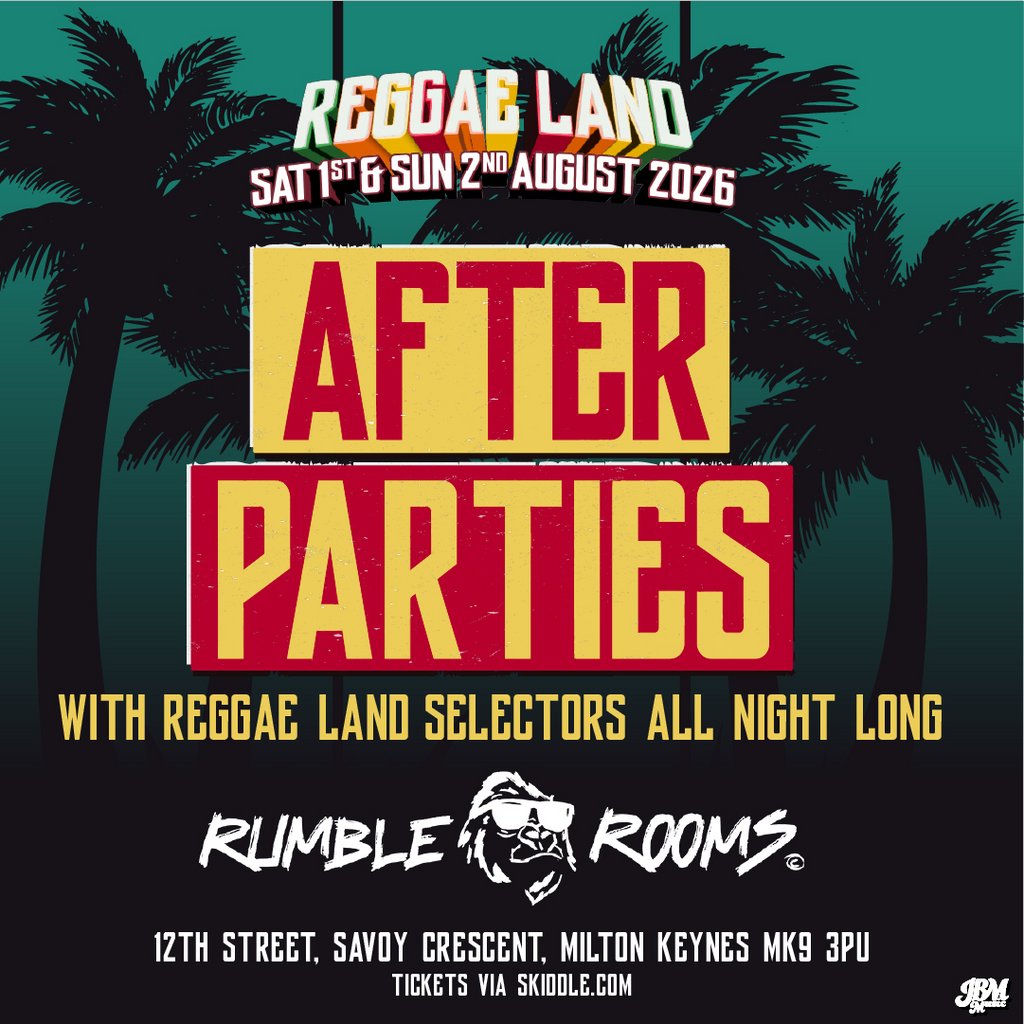 Reggae Land Official After Party at Rumble Rooms - Saturday