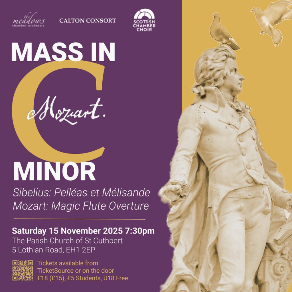 Mozart Mass in C Minor, 15 November | Event in Edinburgh | AllEvents