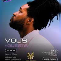 Natzdapluggg presents vous & guest at Streamz Hub