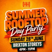 Summer Rooftop Day Party (£1 B4 5PM With A Ticket) at Brixton Storeys