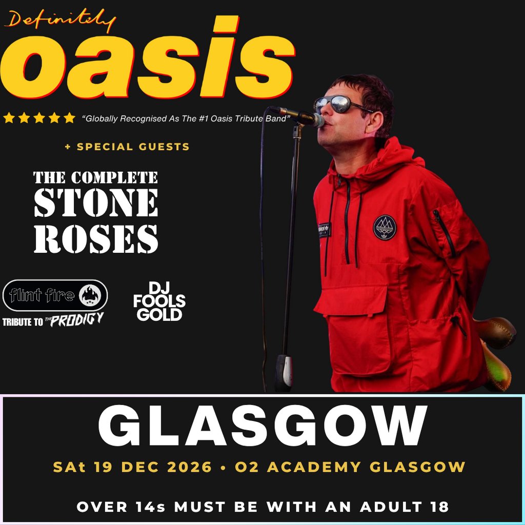 Tickets: Definitely Oasis & The Complete Stone Roses | O2 Academy