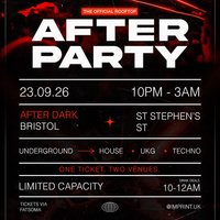 Imprint Presents: 360 Rooftop Party (Afterparty) at Afterdark   Bristol