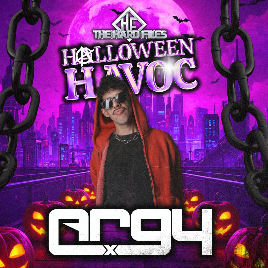 The Hard Files: Halloween Havoc (ARGY X) — gig artwork