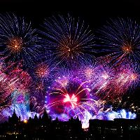 London New Years eve fireworks 80s/90s party