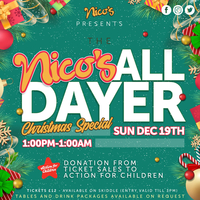 Nico’s Xmas All-Dayer at Nicos Cafe Bar