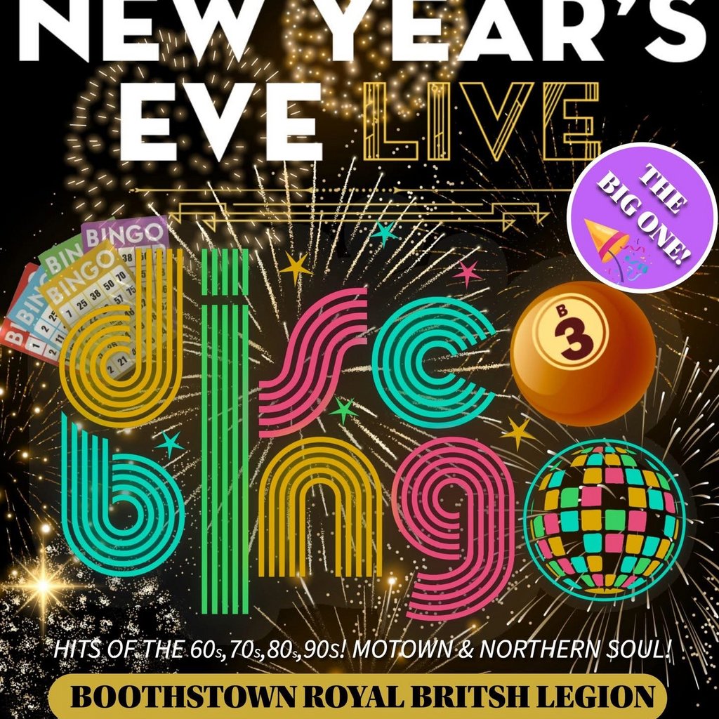 New years Eve disco bingo