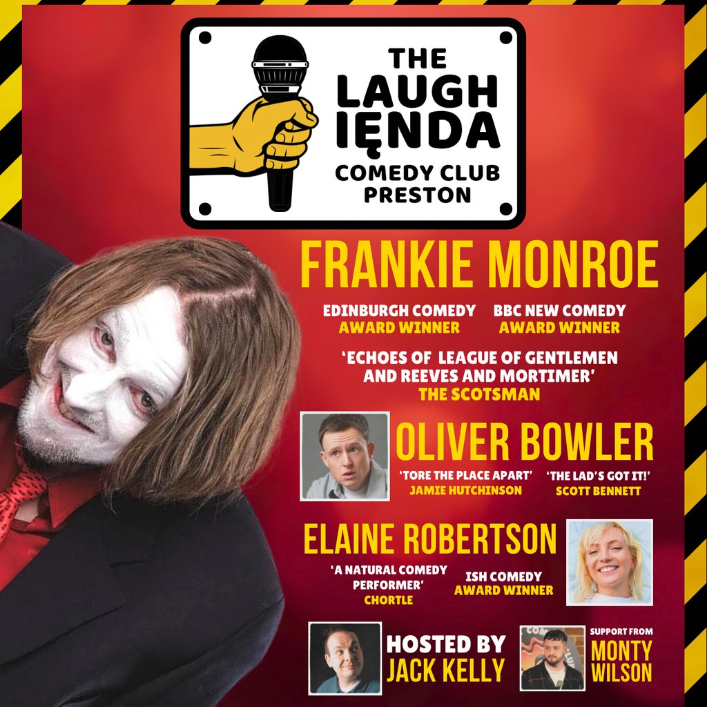 The Laughienda Comedy Club Preston | 7th Oct '26 at The Continental, Preston