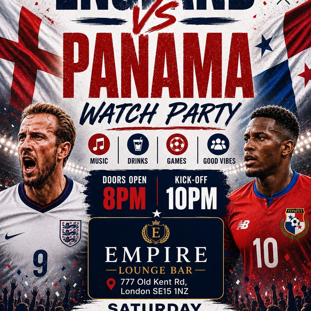 England VS Panama - Watch Party