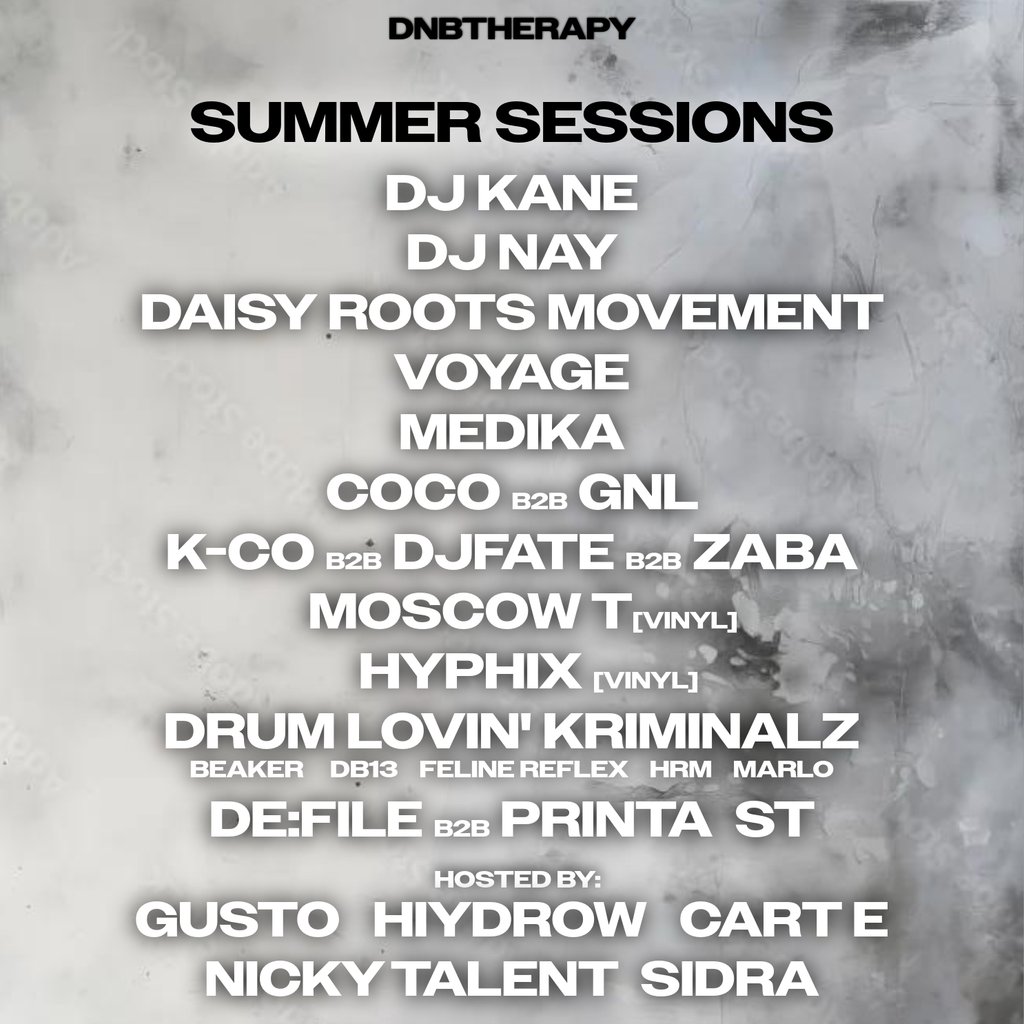 dnbtherapy: SUMMER SESSIONS: Carnival WarmUp