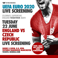 UEFA European Championship 2021 Live Screening at Victoria Warehouse Stretford