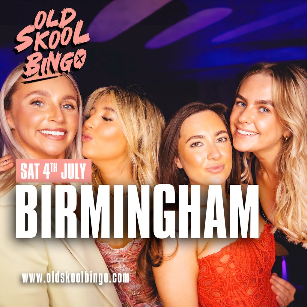 Old Skool Bingo Sat 4th July Birmingham
