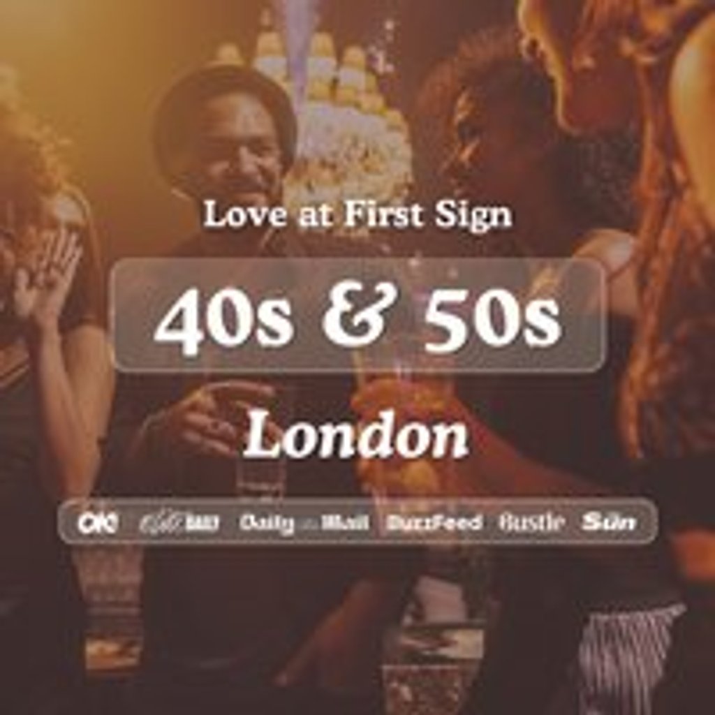 40s&50s Singles Night at The Grove London| Love at First Sign