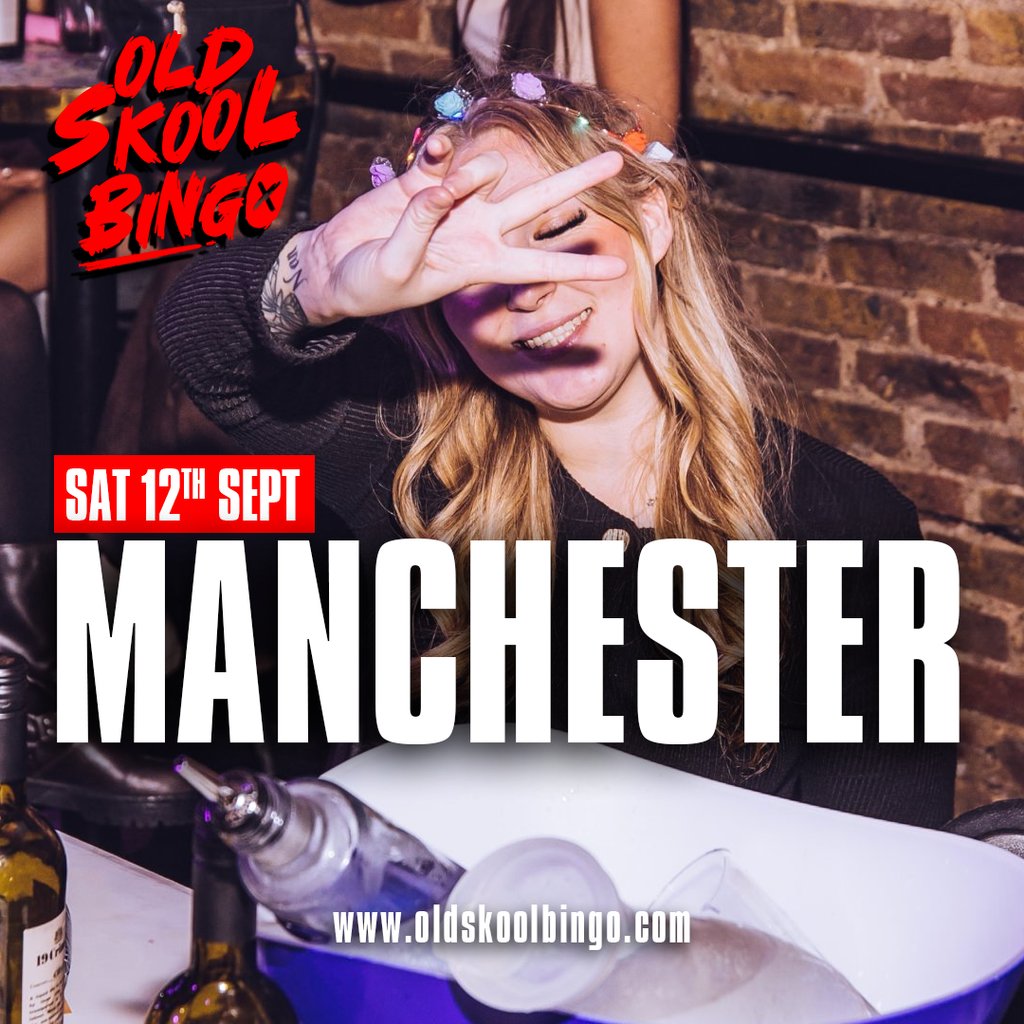 Old Skool Bingo Sat 12th Sep Manchester