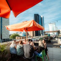 Drinks with a View. BAR OPEN! at Jacobs Roof Garden