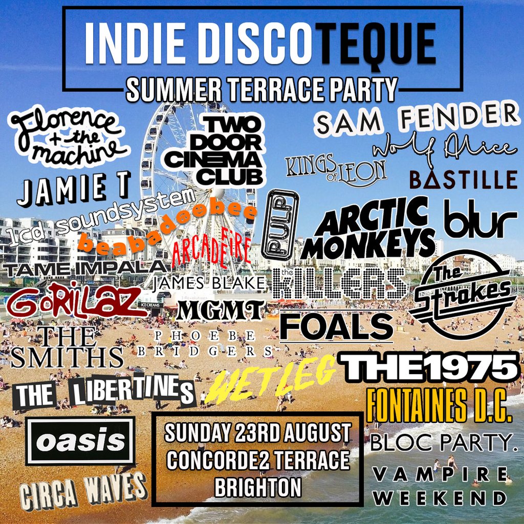 Indie Discoteque Summer Terrace Party (Brighton) Image