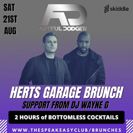 Herts Garage Brunch with The Artful Dodger