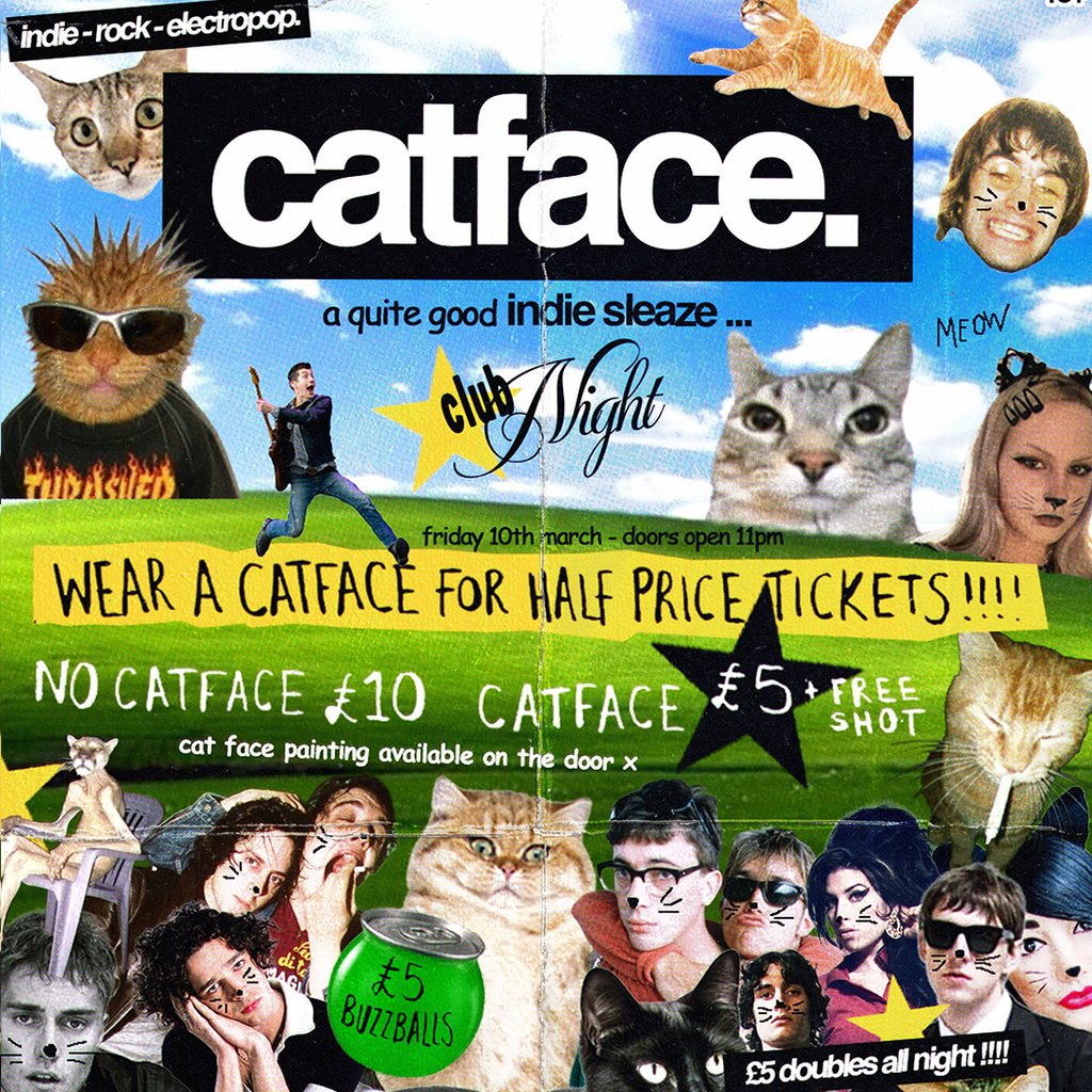 CatFace | Chalk Brighton Brighton Fri 10 April 2026