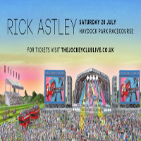 Rick Astley at Haydock Park Racecourse