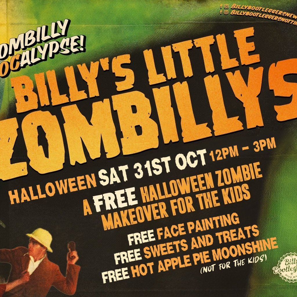 LITTLE ZOMBILLYS - FREE Halloween Party For All The Family!!