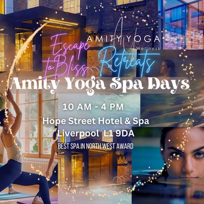 Women's Wellness Amity Yoga & Spa Day Retreat, Liverpool
