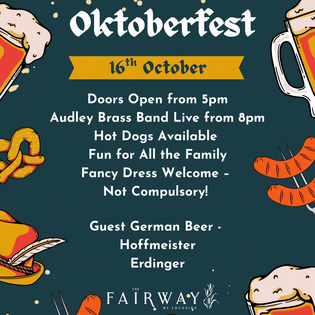 Locktoberfest - Oktoberfest, LOCKED IN! at The Fairway, Lockside At Greenway Hall, Stoke-on-Trent