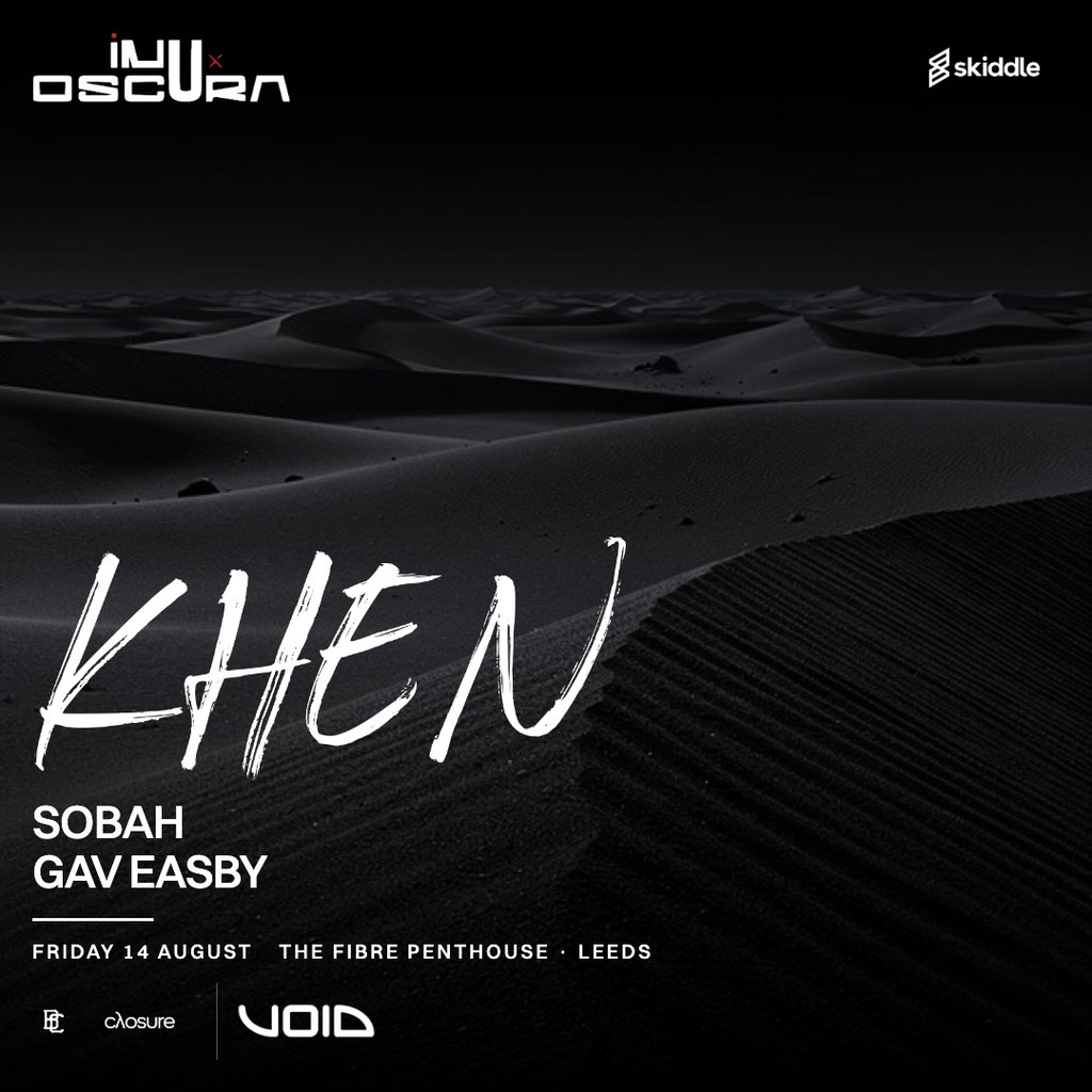 OSCURA x inU Presents Khen