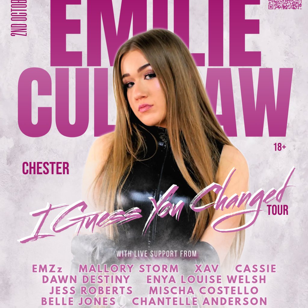 Big Condo Records Presents Emilie Culshaw IGYC Tour Chester at G21 The Saddle Inn, Chester