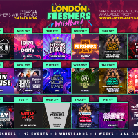 The Official London Freshers Wristband 2019