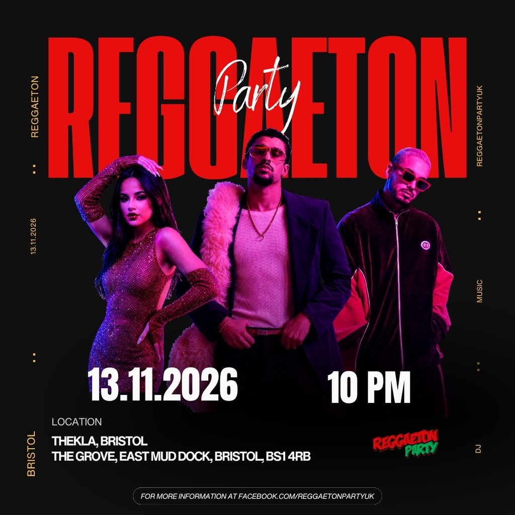 Reggaeton Party (Bristol) November at Thekla, Bristol