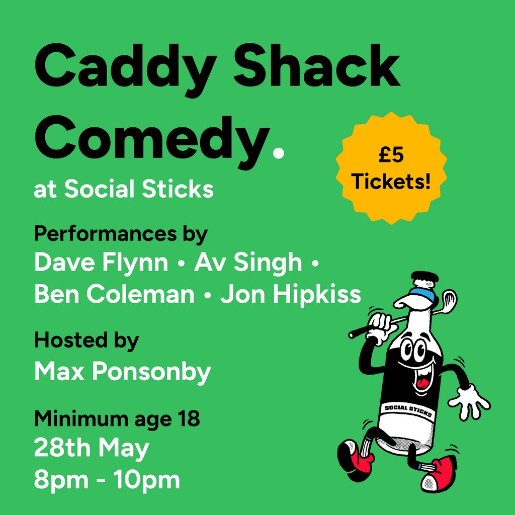 Caddy Shack Comedy at Social Sticks