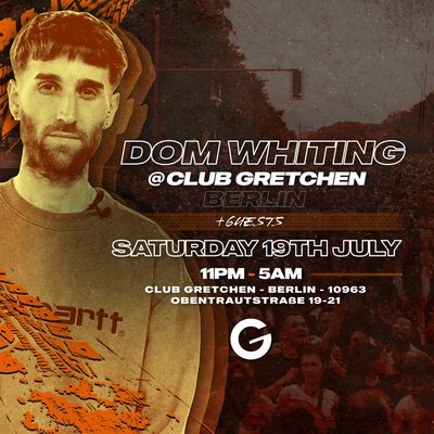 Dom Whiting Headline Club Show Berlin