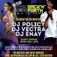 Karma Ealing - Back N Forth - RnB Fridays - £1 tickets B4 11 pm