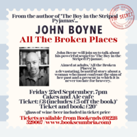 John Boyne - 'All the Broken Places' at Cakes And Ale Cafe