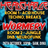 Headcharge and The Wormery's Halloween Special at Dina! Headcharge and The Wormery's Halloween Special at Dina!