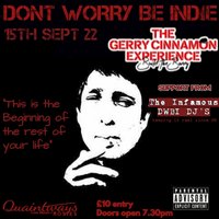 Dont worry be indie andThe Gerry Cinnamon Tribute Experience at Rosies Chester