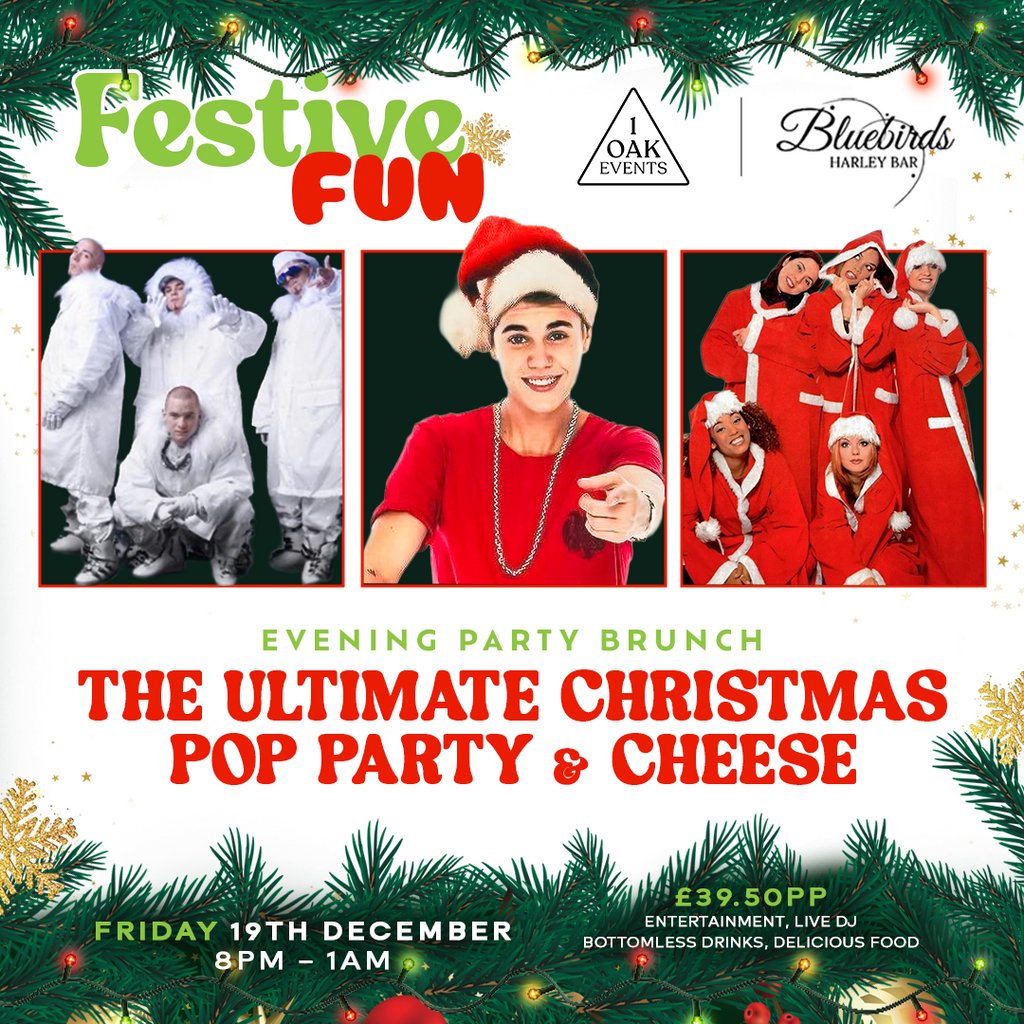 The Ultimate Christmas Pop Party & Cheese Evening Party Brunch