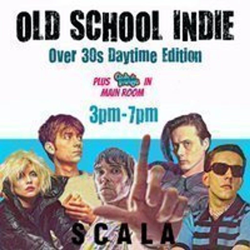 Old School Indie: Over 30s Daytime Party - 24th October, 3pm-7pm Image