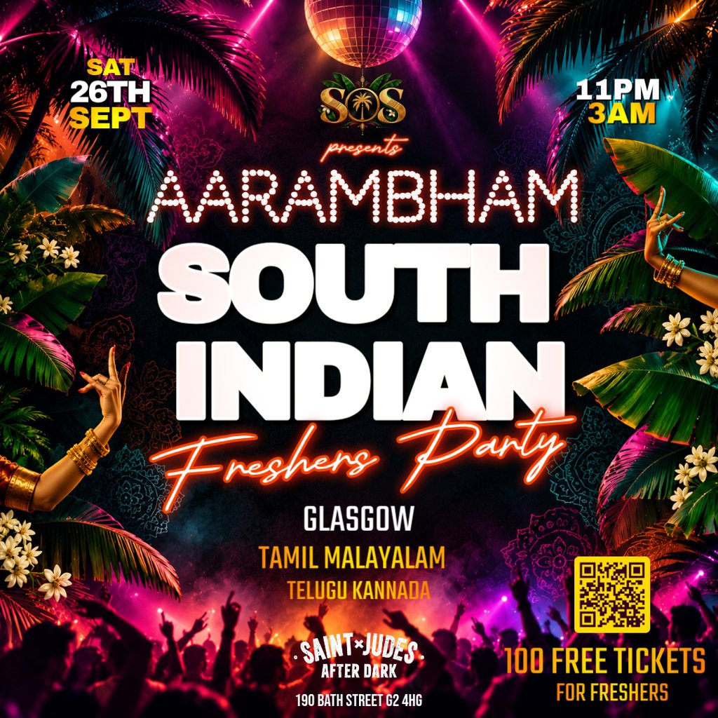 AARAMBHAM: South Indian Freshers Party: SOS Events