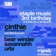 Staple Music 3rd Birthday