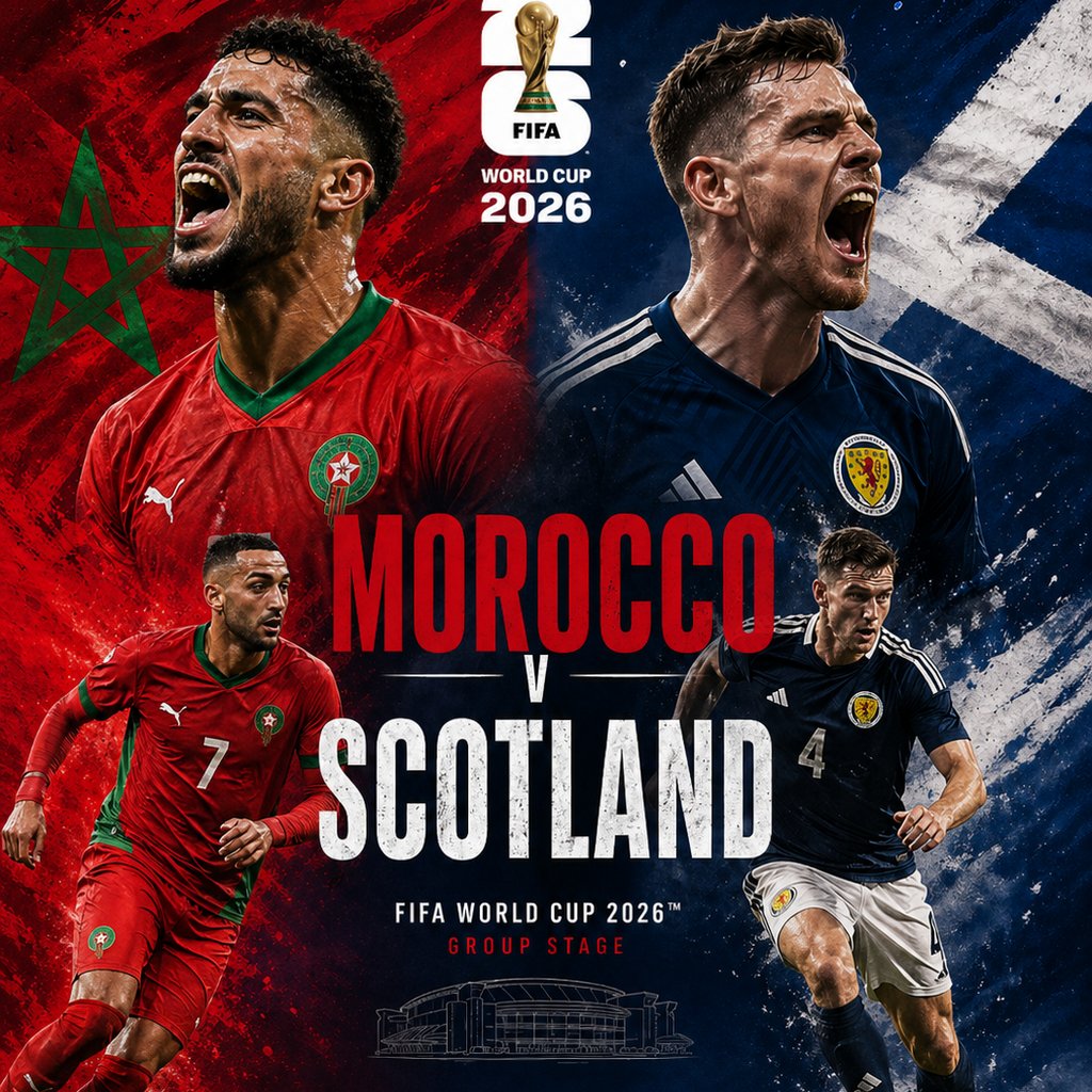 FIFA World Cup 2026 Scotland V Morocco