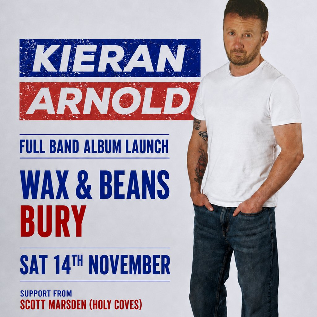 Kieran Arnold Album Launch — gig artwork
