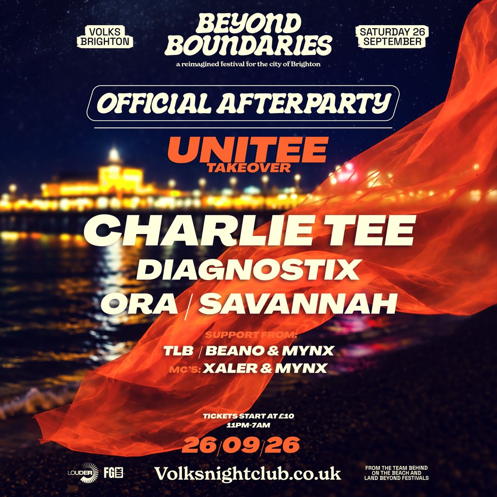 Beyond Boundaries Official Afterparty: Charlie Tee at The Volks Nightclub, Brighton