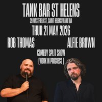 Alfie Brown and Rob Thomas work in progress at TANK Bar