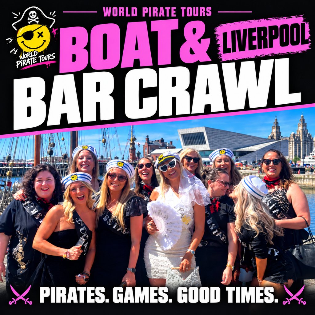 The UK's Wildest Boat and Bar Crawl - Liverpool