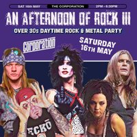 An Afternoon of Rock: SHEFFIELD (Over 30s Rock/Metal) 2pm-6:30pm at Corporation Sheffield