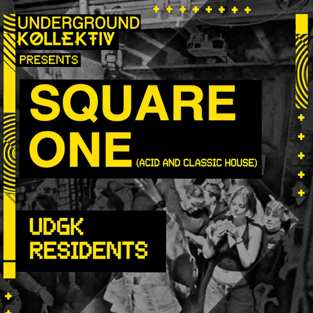 UDGK - 'Square One' - Acid and Classic house £3.03